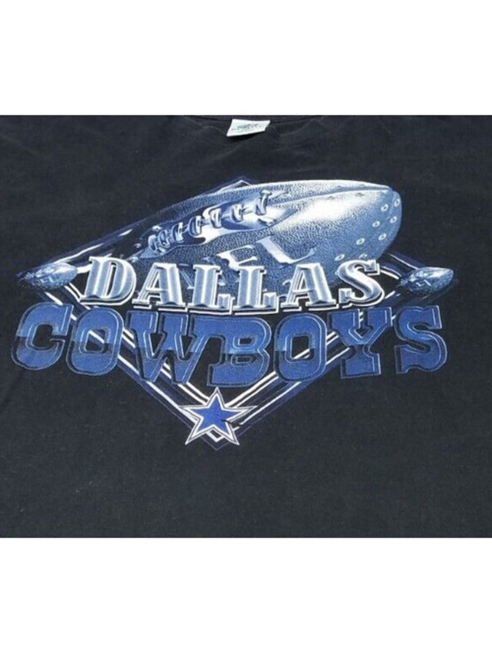 Vintage Dallas Cowboys Print DYNASTY T Shirt Size XXL Made in USA